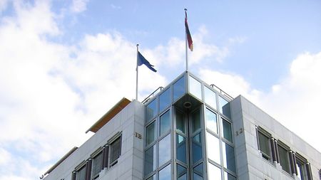 Das Gebäude der Botschaft Deutsche Vertretungen in Griechenland